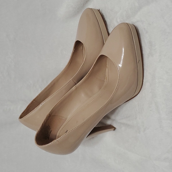 ELLE Heels Shoes 9 1/2M Tan (Ss14) - Picture 3 of 10